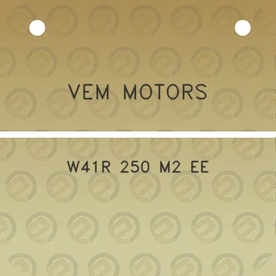 vem-motors-w41r-250-m2-ee