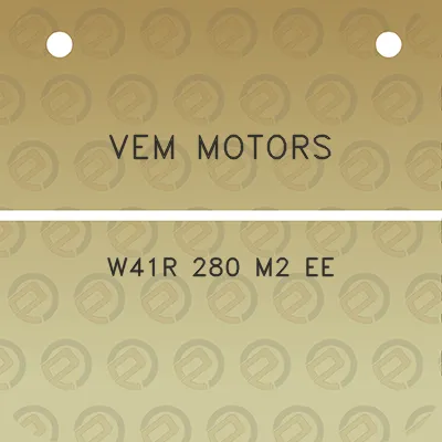 vem-motors-w41r-280-m2-ee