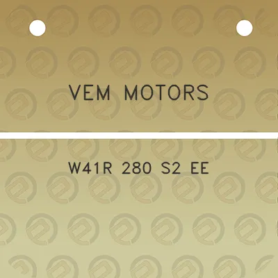 vem-motors-w41r-280-s2-ee