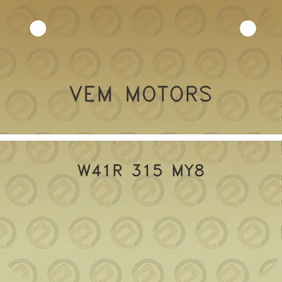 vem-motors-w41r-315-my8