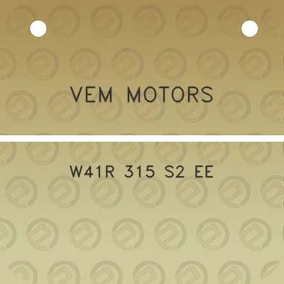 vem-motors-w41r-315-s2-ee