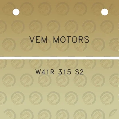 vem-motors-w41r-315-s2