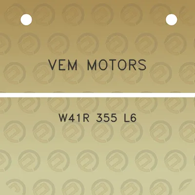 vem-motors-w41r-355-l6