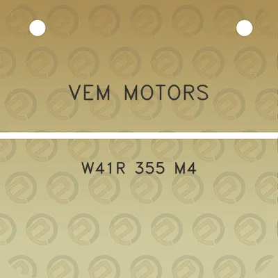 vem-motors-w41r-355-m4