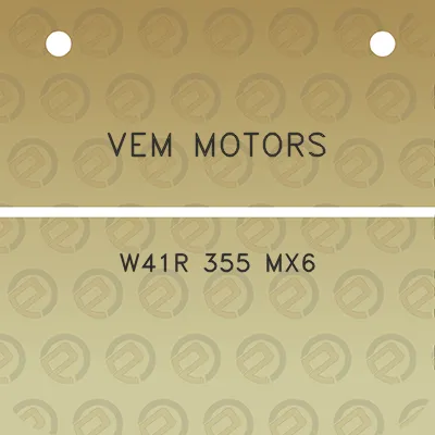 vem-motors-w41r-355-mx6