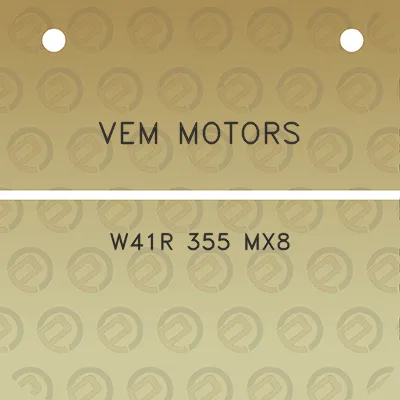 vem-motors-w41r-355-mx8