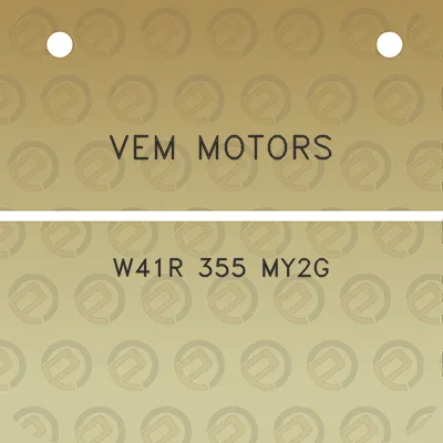 vem-motors-w41r-355-my2g