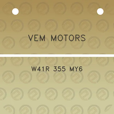 vem-motors-w41r-355-my6