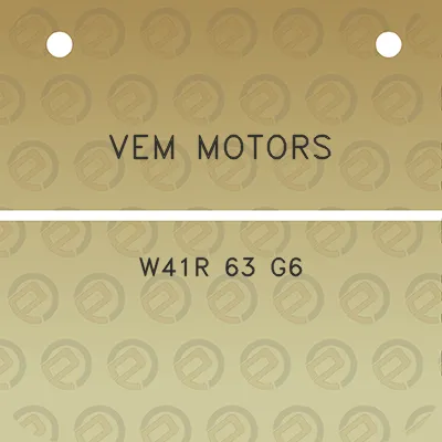 vem-motors-w41r-63-g6