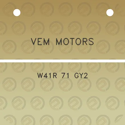 vem-motors-w41r-71-gy2