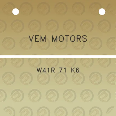 vem-motors-w41r-71-k6