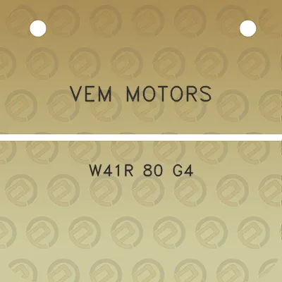 vem-motors-w41r-80-g4