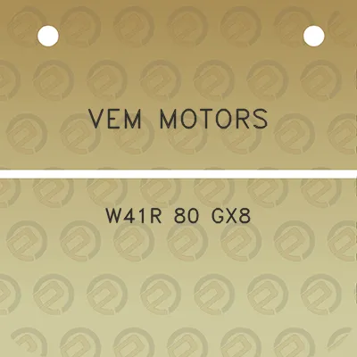 vem-motors-w41r-80-gx8