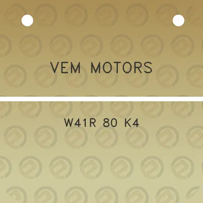 vem-motors-w41r-80-k4