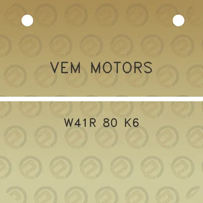 vem-motors-w41r-80-k6