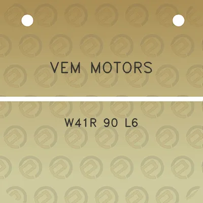 vem-motors-w41r-90-l6