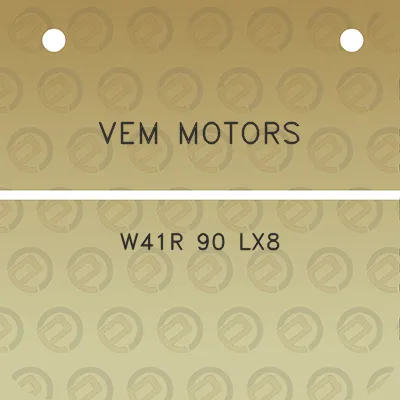 vem-motors-w41r-90-lx8