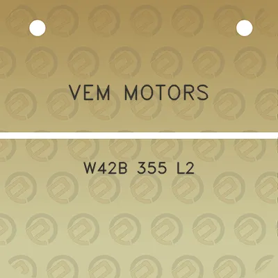 vem-motors-w42b-355-l2