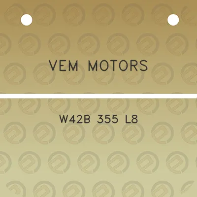 vem-motors-w42b-355-l8