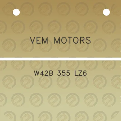 vem-motors-w42b-355-lz6