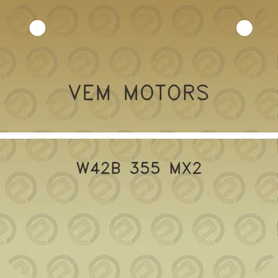 vem-motors-w42b-355-mx2