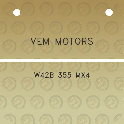 vem-motors-w42b-355-mx4