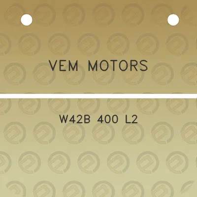 vem-motors-w42b-400-l2