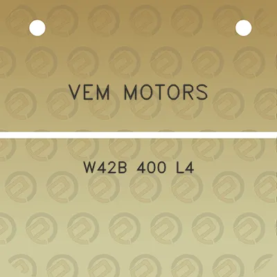 vem-motors-w42b-400-l4