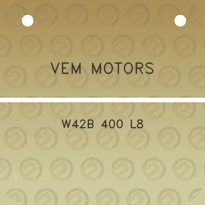 vem-motors-w42b-400-l8