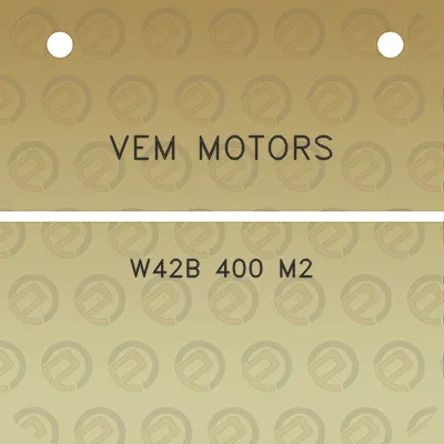 vem-motors-w42b-400-m2