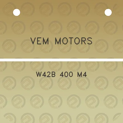 vem-motors-w42b-400-m4