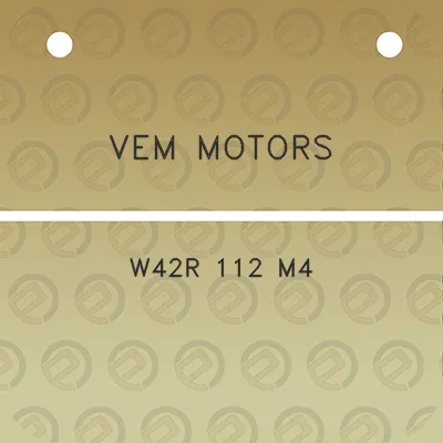 vem-motors-w42r-112-m4