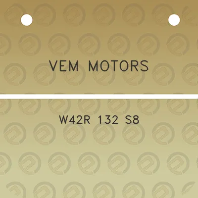 vem-motors-w42r-132-s8