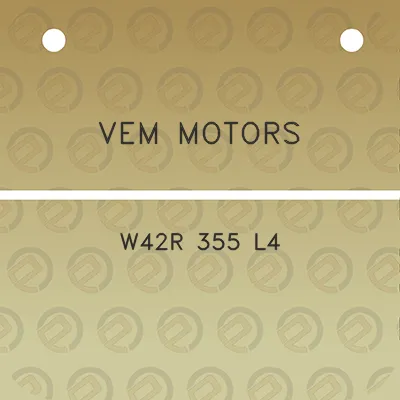 vem-motors-w42r-355-l4