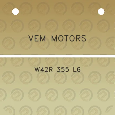 vem-motors-w42r-355-l6