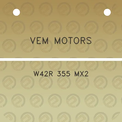 vem-motors-w42r-355-mx2