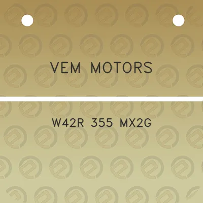 vem-motors-w42r-355-mx2g