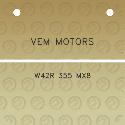 vem-motors-w42r-355-mx8