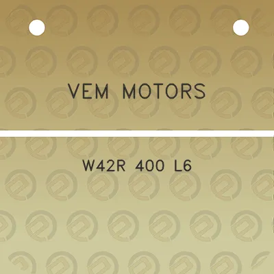 vem-motors-w42r-400-l6