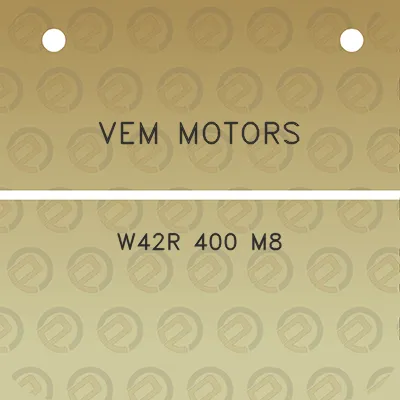 vem-motors-w42r-400-m8