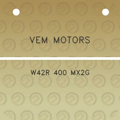 vem-motors-w42r-400-mx2g