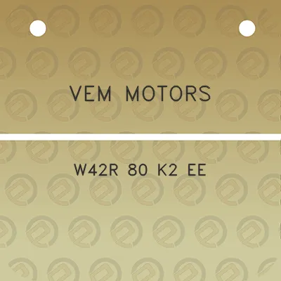 vem-motors-w42r-80-k2-ee