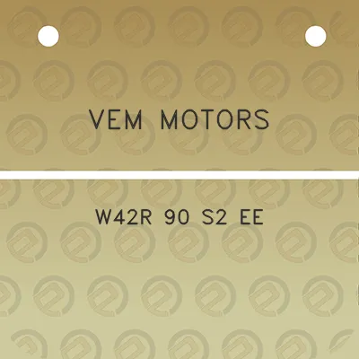 vem-motors-w42r-90-s2-ee