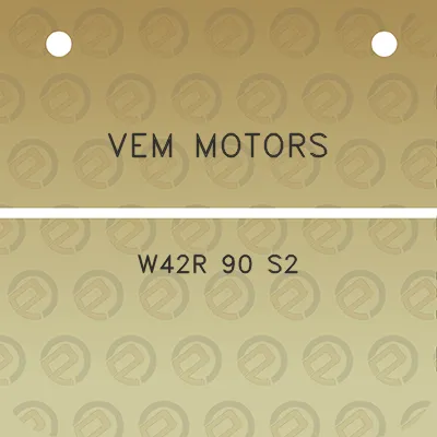 vem-motors-w42r-90-s2