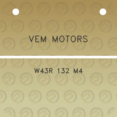 vem-motors-w43r-132-m4