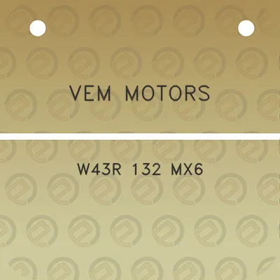 vem-motors-w43r-132-mx6