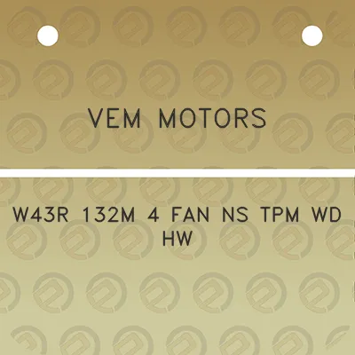 vem-motors-w43r-132m-4-fan-ns-tpm-wd-hw