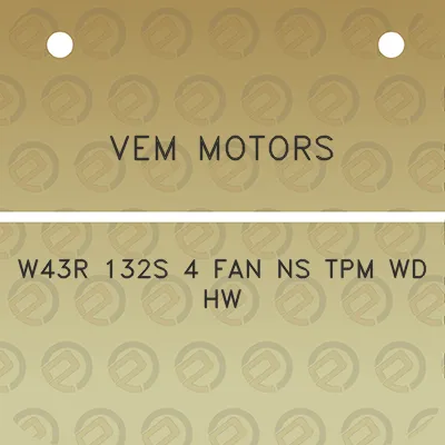 vem-motors-w43r-132s-4-fan-ns-tpm-wd-hw