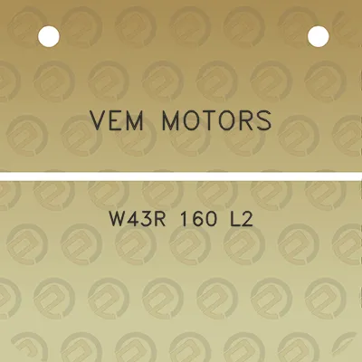 vem-motors-w43r-160-l2