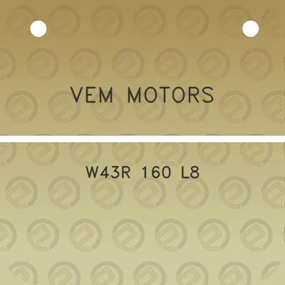 vem-motors-w43r-160-l8